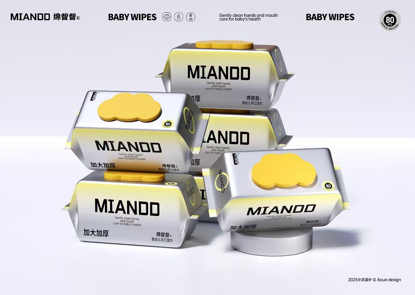 Baby hand & mouth wipes