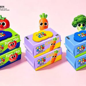 Veggie Garden Series boxed baby wipes, 100 count
